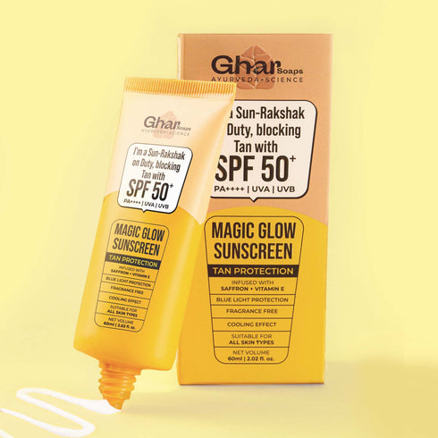 Ghar Soap Magic Glow Sunscreen With Spf 50+ | Pa++++